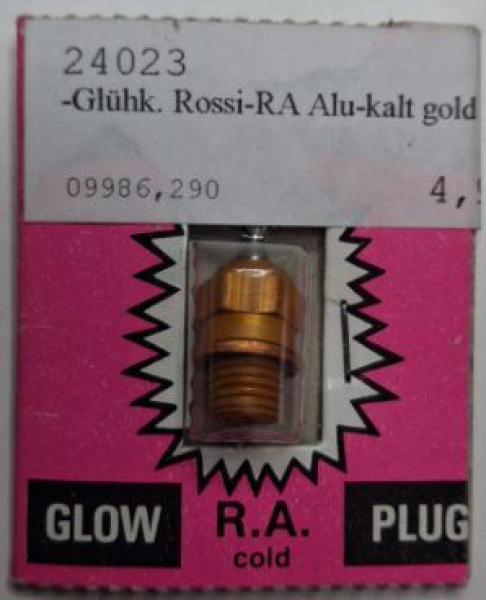 24023 Glühkerze Rossi R.A. Alu kalt